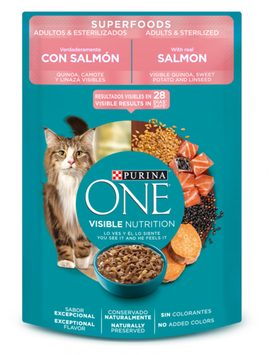 PURINA ONE STERILIZED & ADULTO POUCH 85GRS