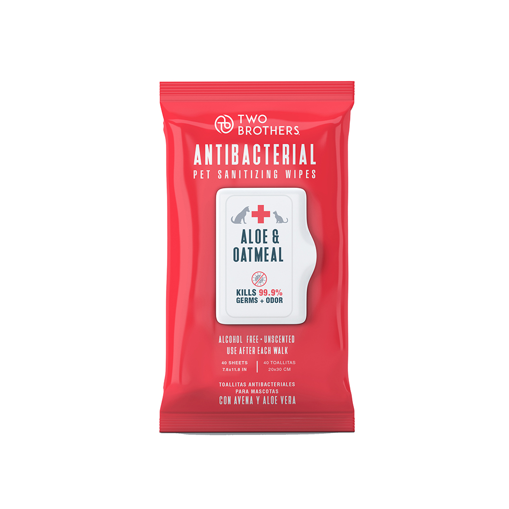 WIPES OATMEAL & ALOE 40 UN - TWO BROTHERS