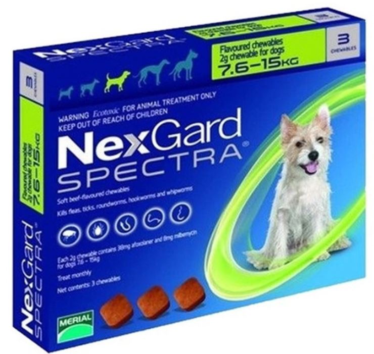 NEXGARD SPECTRA DE 2- 3,5 KG